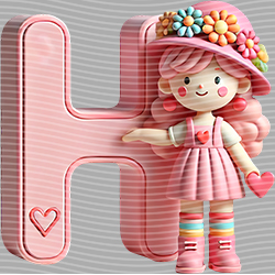 Cartoon letters-CL 617